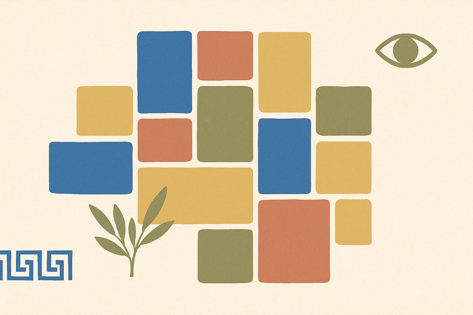 Illustrated banner: a stack of smartphones showing language app icons next to a coffee cup on a warm cream background